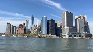 Riding the Staten Island Ferry in April 2023