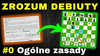 Zrozum debiuty szachowe #0 - ogólne zasady || Szachy poradnik