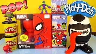 Play Doh Venom Surprise Egg Kidrobot Giant Spiderman Superhero Toy Marvel Mystery Mini Toys