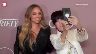 Mariah Carey and Diane Warren Bantering at the Variety Power of Women event