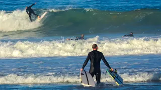 Fun beach break surf near Wollongong
