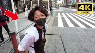 Một cô gái Nhật Bản dễ thương Kobo-chan đã hướng dẫn tôi đi quanh Asakusa bằng xe kéo😊 | Asakusa