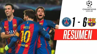 Psg 1-6 barcelona|resumen|relato mariano closs⚽️🔥