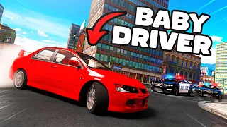 I Became The Baby Driver In GTA5 RolePlay