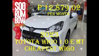 2023 Toyota Wigo 1.0 E MT Review, Downpayment & Monthly