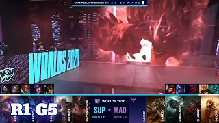 SUP vs MAD - Game 5 | Round 1 Play-Ins S10 LoL Worlds 2020 | SuperMassive vs Mad Lions G5