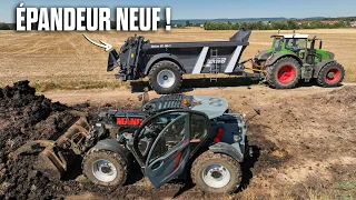 💪 ÉPANDAGE après les MOISSONS 2022 :  NOUVEL ÉPANDEUR CHEZ MAXAGRI ! ⚫