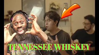 FIRST TIME REACTING TO | Cakra Khan - Tennessee Whiskey (Chris Stapleton Cover) (REACTION!!!)