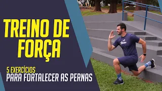 TREINO DE FORÇA - 5 Exercícios para fortalecer as pernas e não perder as jogadas.