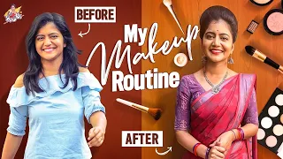 5 Minutes Makeup Routine || makeup lovers || Jyothakka || Shiva Jyothi