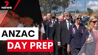 Queenslanders prepare for Anzac Day dawn services, ceremonies and marches | 7 News Australia