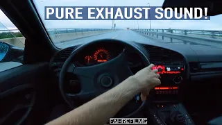 BMW E36 M3 Street DRIFTING POV RAW SOUND!