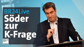 BR24Live: Markus Söder akzeptiert wohl CDU-Votum für Armin Laschet | Rundschau extra | BR24