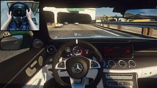 Mercedes Benz E63S AMG W213 - GTA 5 | NaturalVision Evolved | Thrustmaster T300RS GT gameplay