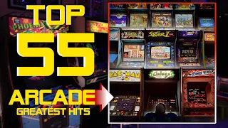 TOP 55 ARCADE GAMES - GREATEST HITS All Time 👻