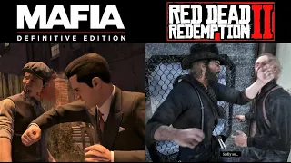 Mafia vs Red Dead Redemption 2 | Fist Fighting Comparison
