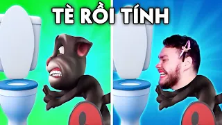 Mót Tè Không Nhịn Được Đâu! | Bắt Chước Hoạt Hình Talking Tom Cực Hài | Woa Parody Vietnam