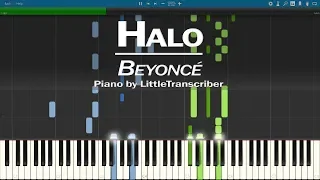 Beyoncé - Halo (Piano Cover) Synthesia Tutorial by LittleTranscriber