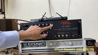 Cách phối hợp Jaguar 203N với đẩy Crown 2400