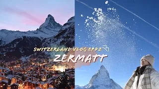 It's AnnDiary｜🇨🇭瑞士Vlog EP2: 十二月的策馬特、馬特洪峰黃金日出、令人屏息的小鎮夜景、Sunrise & Sunset over Matterhorn/Zermatt