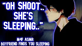 (M4F) Your Boyfriend Finds You Sleeping in His Bed (Sleep Aid) [Boyfriend ASMR]