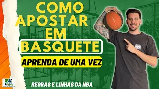 COMO APOSTAR EM BASQUETE (NBA) - APRENDA SOBRE HANDICAP, VITÓRIA, PONTOS E LINHAS DE JOGADORES 🏀