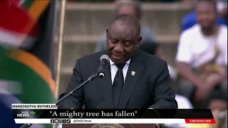 Prince Mangosuthu Buthelezi | President Ramaphosa delivers eulogy