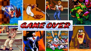 20 Sega Genesis Games Death Animations & Game Over Screens