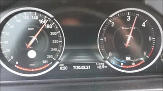 BMW f11 535D Stage 1 100-200 Autobahn