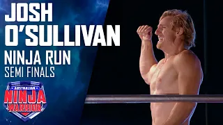 Josh O'Sullivan smashes the Semi Final course | Australian Ninja Warrior 2019