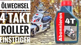 ÖLWECHSEL | 4 TAKT ROLLER | EINSTEIGER