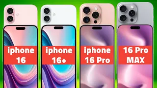 iPhone 16 Vs iPhone 16 Plus Vs iPhone 16 Pro Vs iPhone 16 Pro Max Specs Review