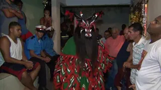 Gaguim e Mulatim no Bairro Bela Vista rua 10..parte 02...03/01/2019..Folia de Reis de Ribeiro..