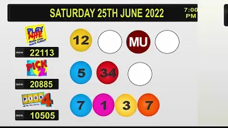 NLCB Online Draws Saturday 25th June 2022