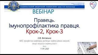 ВЕБІНАР: "ПРАВЕЦЬ. ІМУНОПРОФІЛАКТИКА ПРАВЦЯ"