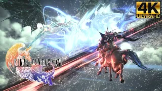 Final Fantasy XVI - Odin vs Bahamut fight Scene 4K UHD