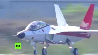 RT - Japan X-2 Stealth Fighter First Flight [1080p]