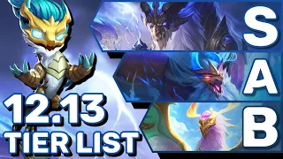 My Strategy & Tierlist For Climbing Patch 12.13 | TFT Guide Teamfight Tactics