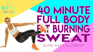 40 Minute Full Body Sweat Workout 🔥Burn 445 Calories!* 🔥Day 68 | RC90