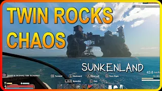 TWIN ROCKS CHAOS and New Speed Boat! | Sunkenland Gameplay (EP11)