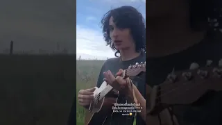 Finn wolfhard playing ukulele