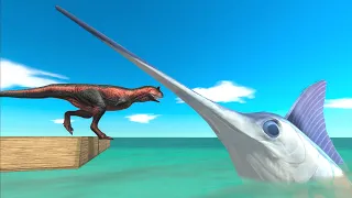 Dino Goes Hunting For A Giant Swordfish Together