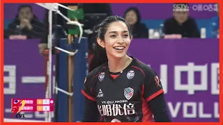 Samantha Bricio: Final Game 1 | Shanghai vs Tianjin | China Volleyball League 2023/24