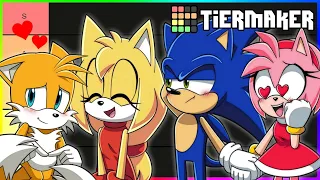 Who is BEST BOYFREND?! -  Zooey & Amy's Sonic Boys Tier List