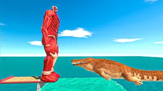 ORANGE MOSASAURUS FEEDING - Animal Revolt Battle Simulator