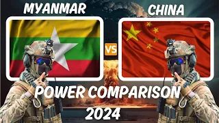 Myanmar vs China Military Power in 2024 | China vs Myanmar #myanmar #china #military