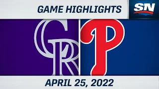 MLB Highlights | Phillies vs. Rockies - Apr. 25, 2022