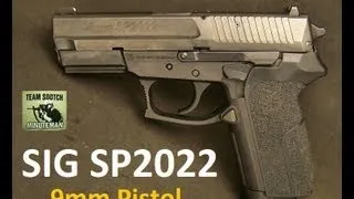 Sig SP2022 9mm Pistol