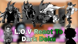 League Of Villains react to Dark Deku | Manga Spoilers | Gacha Club | Jimi-chan