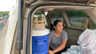 Vendiendo tamales